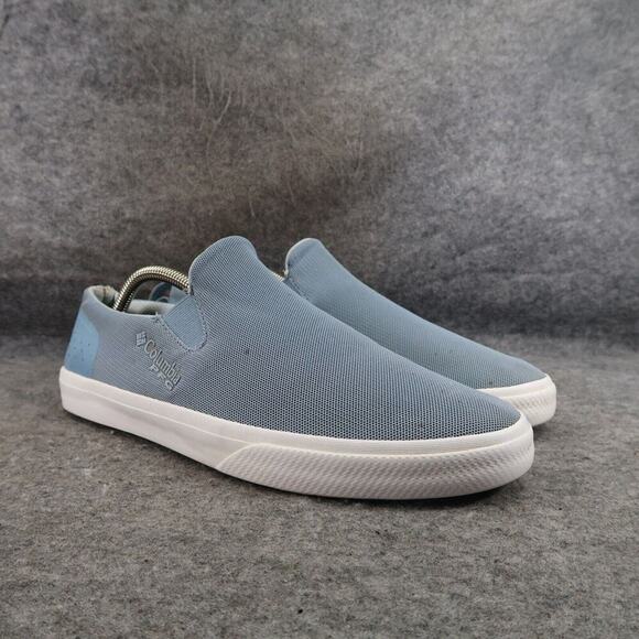 Columbia Shoes Womens 10 Slip On Sneakers Dorado PFG Quick Dry Mesh Summer Blue - Picture 1 of 15